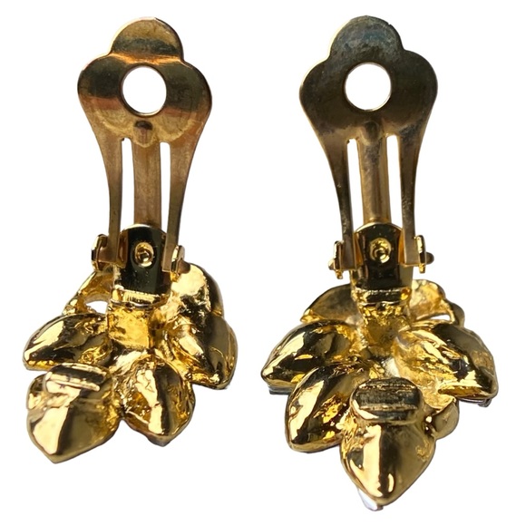 Jewel Toned Brooch & Earring Lot - Picture 5 of 8